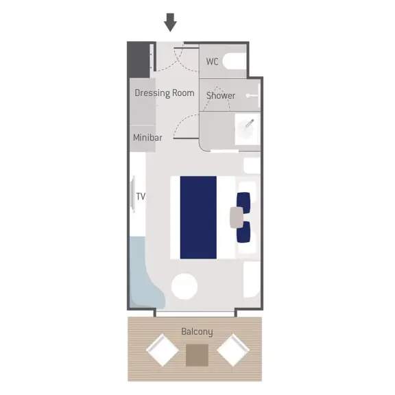 Balcony Stateroom - Deck 4