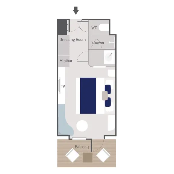 Balcony Stateroom - Deck 3