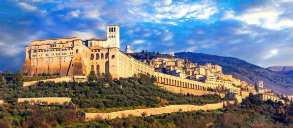Assisi and sunset views