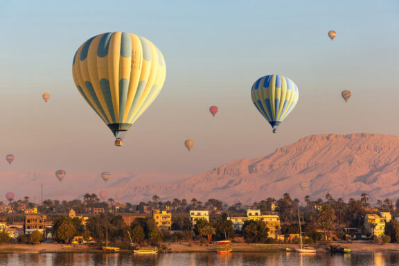 Hot air balloons over Nile - Luxury Egypt Tour By Art In Voyage